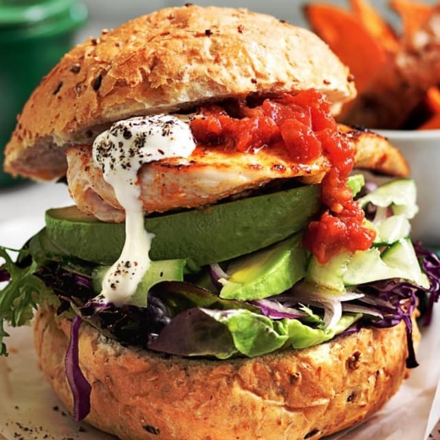 Smokey Mexican zinger Burger