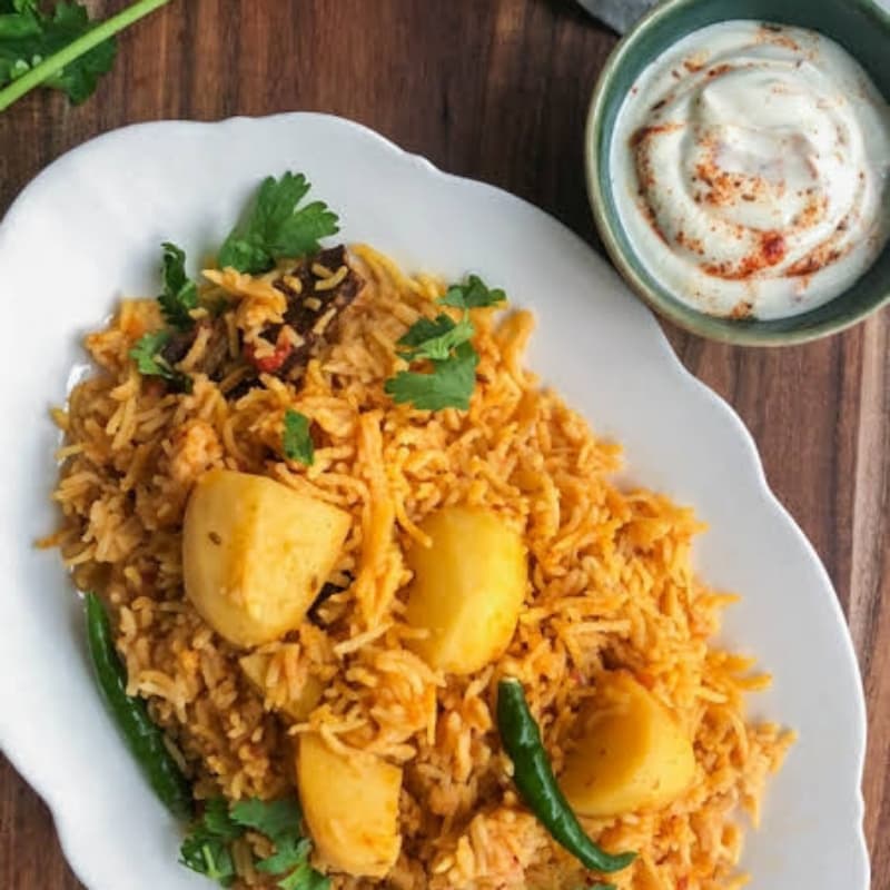 Aaloo Baryani ( potato Baryani)
